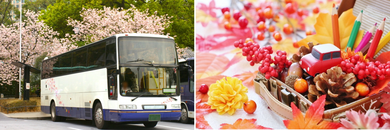 日帰り旅行バス旅行などのお弁当を提供